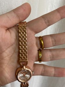Rose Gold Vintage Watch