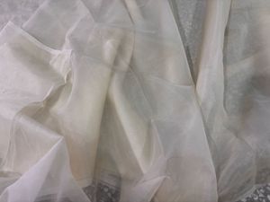 7m Elegant Soft Organza Dress Metarial Fabric Clo