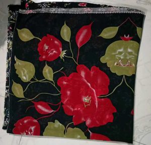Floral Print Saree