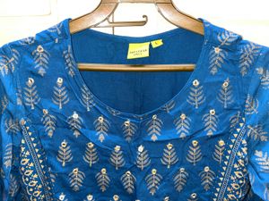 Blue Anarkali Gown Dress