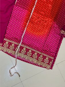 Libas Pink Embroidered  Kurta Set