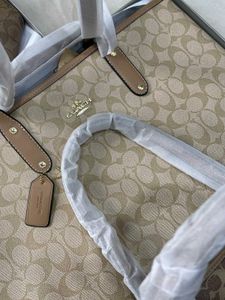 COACH SIGNATURE CANVAS TOTE BAG WD INVOICE N BOX