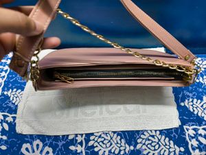 Nude Pink Sling Bag For Girls
