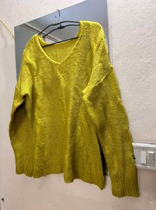 Olive Green Cable Knit Sweater