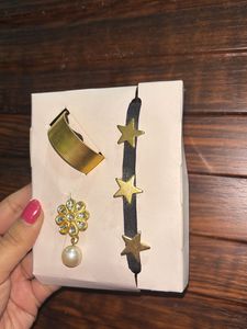 Hair Accessory Set - Gold Tone