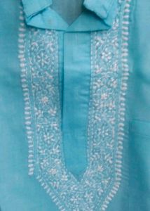 Traditional Bangali Kurta Chikenkari