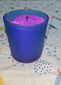 Purple Sand Candle