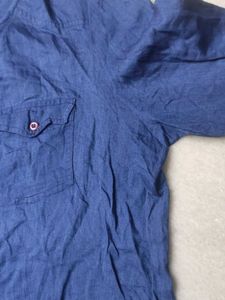 Blue Button-Down Shirt