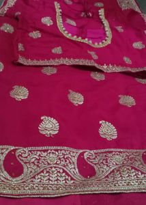 A New Beautiful Rose Colour Chiffon Saree 🤩💖