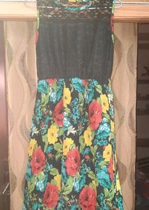 Floral Kurta Cum Frock