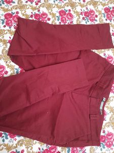 Annabelle Red Trousers - Size 28