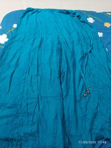 Sea Green 2 In 1 Palazzo Cum Skirt(free Size)