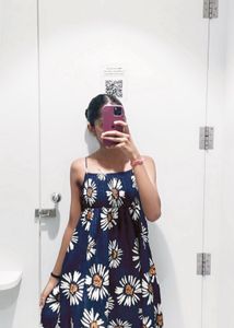 Daisy Print Floral Dress