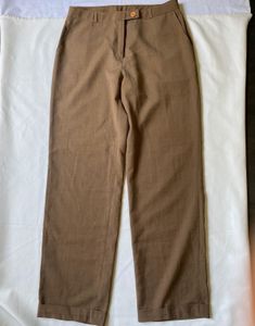 Brown Straight Leg Pants