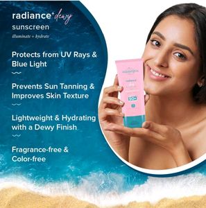 Aqualogica Radiance+Dewy Watermelon &amp; Niacinamide Sunscreen