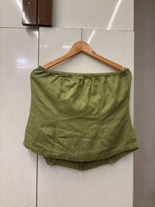 Olive Green Corset Top