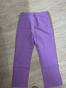 Urbanic Lilac Straight Leg Jeans