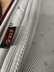 VIP Maroon Soft Textured With Wheels Trolly Bag