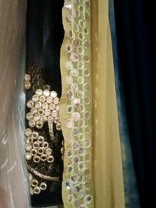 Wedding Wear Net Work Suit Chunni
