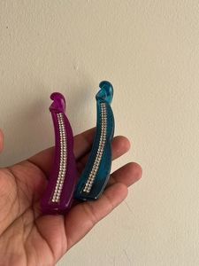 Sparkly Hair Clips - Set of 2 Banana clip