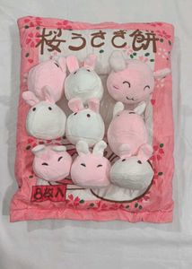 Sakura Mochi Bunny Plush