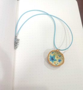 Blue Seashell Necklace ⋆｡𖦹 °.🐚⋆❀˖°