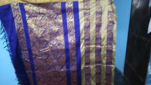 Elegant Blue Banarasi Saree