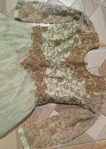 Heavy  Green Ball Gown
