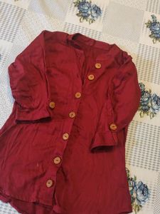 Mehroon Shirt