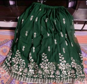 Emerald Green Lehenga with Shrug
