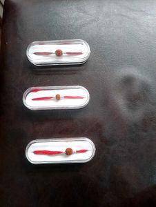 Rudraksh Rakhi Pure Silver Pack Of 3