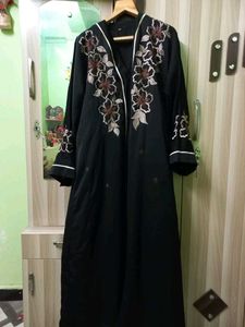 Floral Embroidered abaya burkha