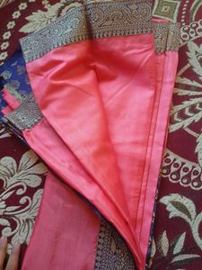 Peach Saree