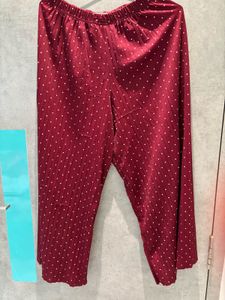 Maroon Polka Dot Lounge Pants🩷