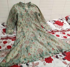 Floral Print Pant  Kameez Suit