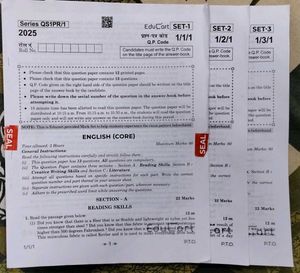 CBSE Class 12 English Sample Paper Educart