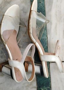 WHITE HEELS