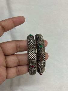 Oxidized Bangles - Set of 2
