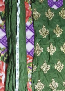New Dark Mehandi Colour Patiyala Set