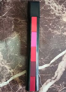 Versatile 5-in-1 Stackable Lipstick Set