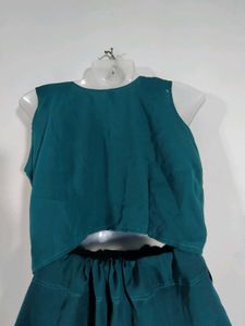 Turquoise Blue Top And Palazzo (Women&#39;s)