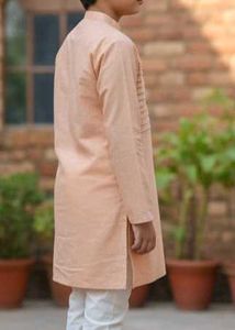 Boys Peach Kurta