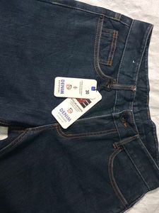 Dark Blue Denim Jeans