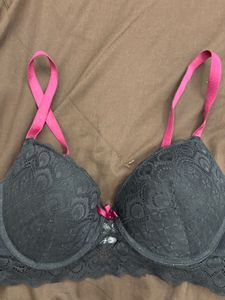 Black Lace Bra - Size Unknown