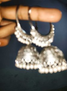 Hoop Jhumka Earrings