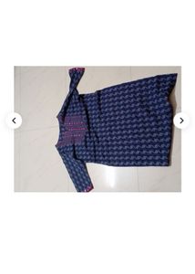 Elegant Blue Printed Kurti