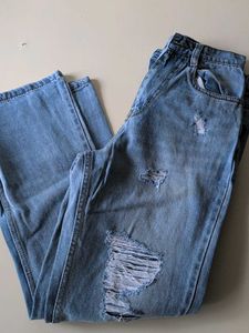 Ripped Light Wash Jeans