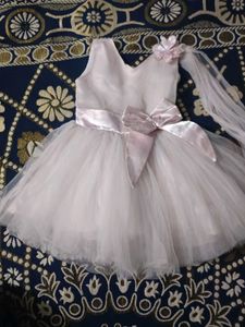 Pink Tulle Flower Girl Dress