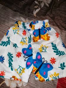 Cute Butterfly Print Romper