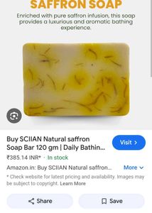 Saffroan Soap the Beauty For Face and clean skin